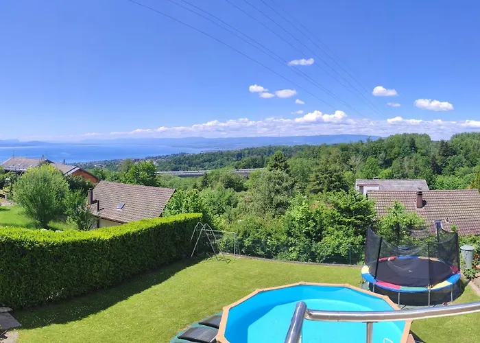 Beau Avec Terrasse Et Vue Pour Non Fumeurs アパート *